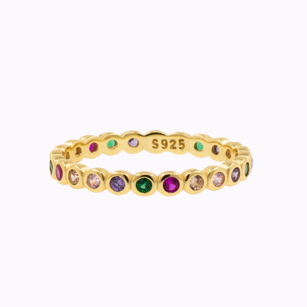 Churumbela Completa de Colores con Oro Chapeado de 18k | Plata 925 | Patricia Zúñiga Joyería | AnnaMar Atelier