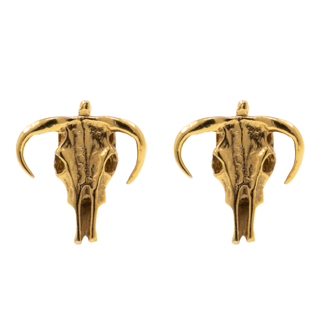 Mancuernillas Taurus en Oro Chapeado 18k | Red Prey Jewelry | AnnaMar Atelier