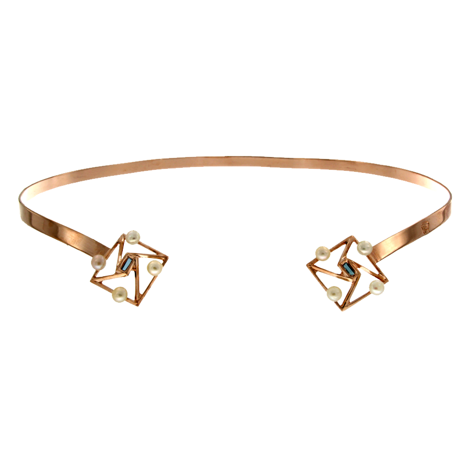 Gargantilla Lía en Plata 925 y Oro Rosa | Red Prey Jewelry | AnnaMar Atelier
