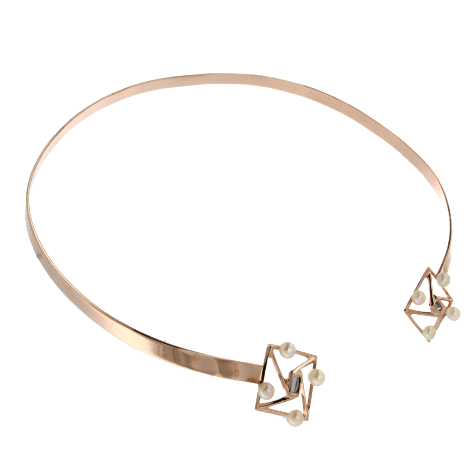 Gargantilla Lía en Plata 925 y Oro Rosa | Red Prey Jewelry | AnnaMar Atelier