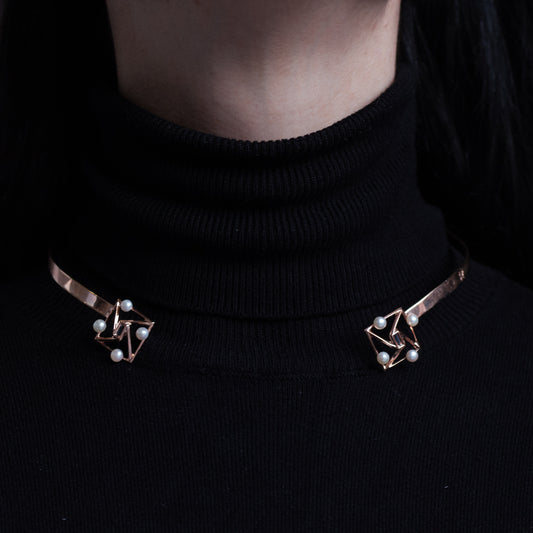 Gargantilla Lía en Plata 925 y Oro Rosa | Red Prey Jewelry | AnnaMar Atelier