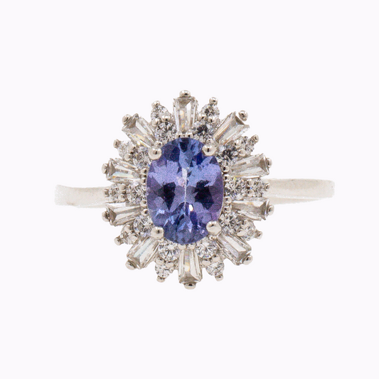 Anillo Frida con Tanzanita Morado | Plata 925 | Patricia Zúñiga Joyería | AnnaMar Atelier