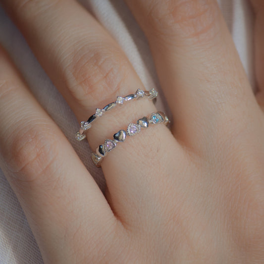 Churumbela Corazones Colores y Plata | Patricia Zúñiga Joyería | AnnaMar Atelier