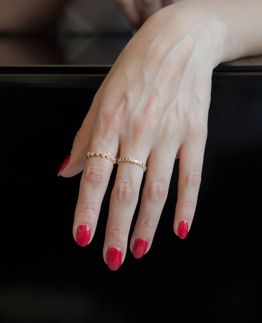 Churumbela Completa de Colores con Oro Chapeado de 18k | Plata 925 | Patricia Zúñiga Joyería | AnnaMar Atelier