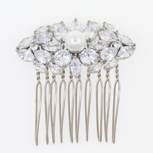 Peineta de Peineta Broche de Perla