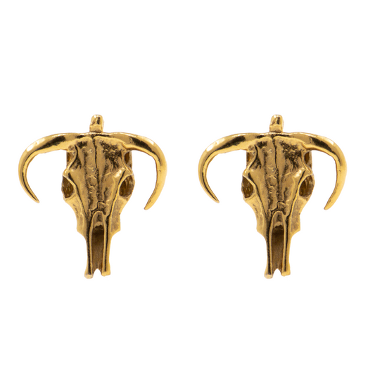 Mancuernillas Taurus en Oro Chapeado 18k | Red Prey Jewelry | AnnaMar Atelier